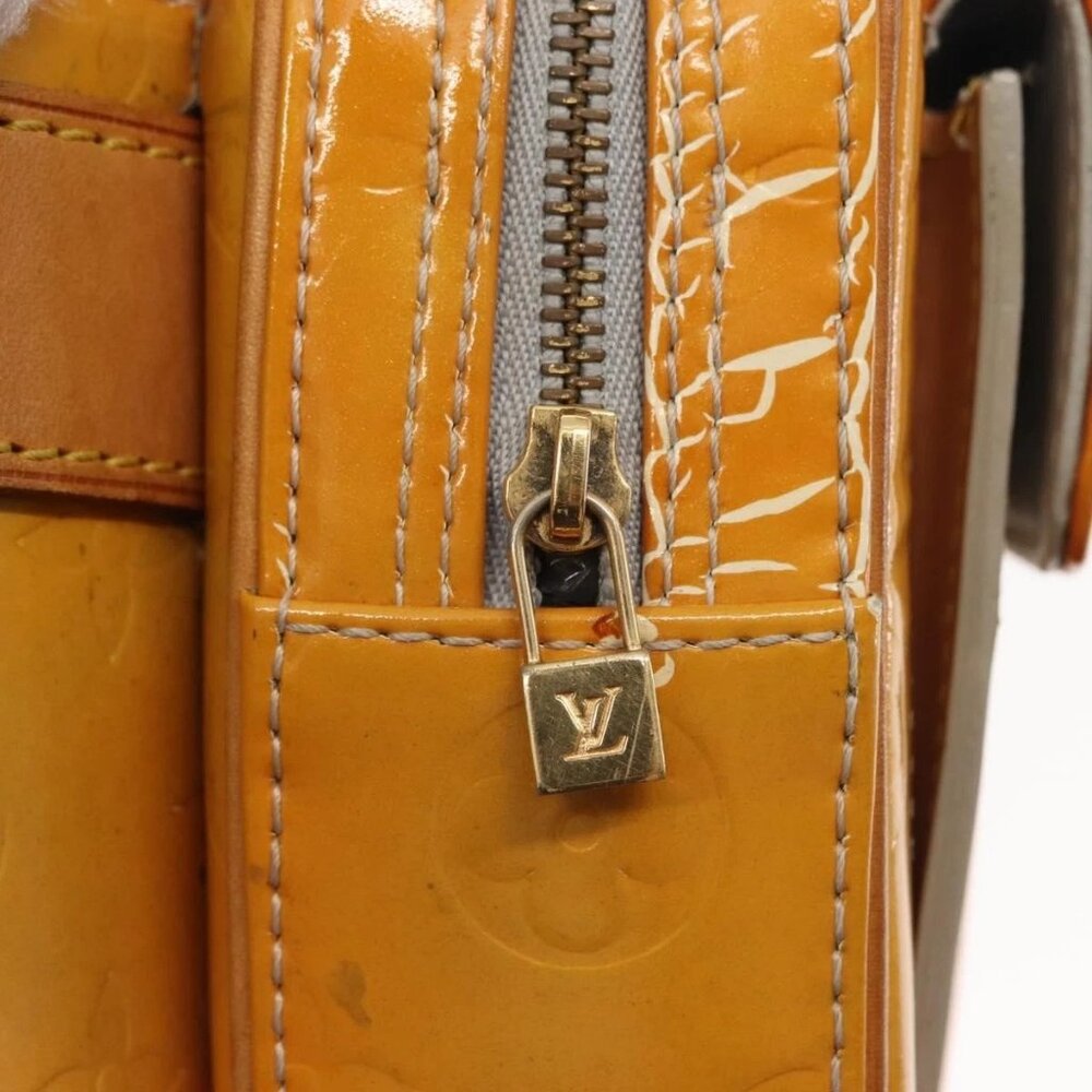 LOUIS VUITTON Monogram Vernis Fulton Waist bag Gris LV Auth - Picture 13 of 16